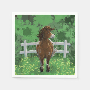 Appaloosa Pony Serviette
