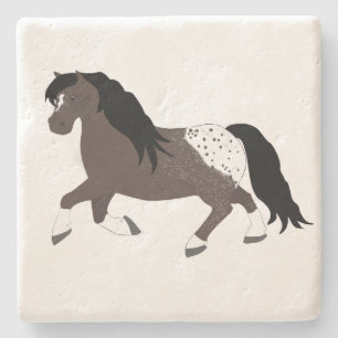 Appaloosa Pony Stone Untersetzer
