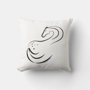 Appaloosa stilisierte Kunstwerke auf einem Kissen