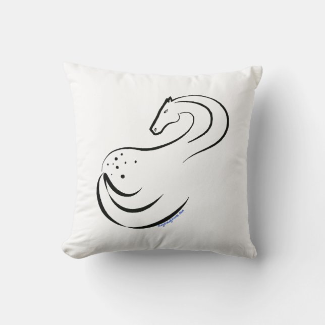 Appaloosa stilisierte Kunstwerke auf einem Kissen (Vorderseite)