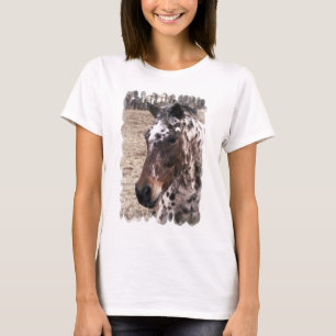 Appaloosastallions-langer Hülsen-Damen-T - Shirt