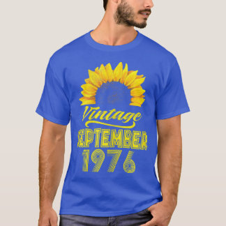 Apparel Sonnenblume Vintag September 1976 46 T-Shirt