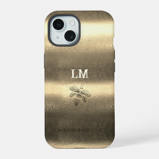 Apparence cool or Bee Monogramme Initiales (Verso)