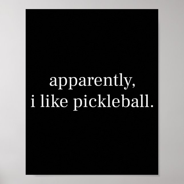 Apparently I Like Ckleball For Men Women Cool Ckle Poster (Vorne)