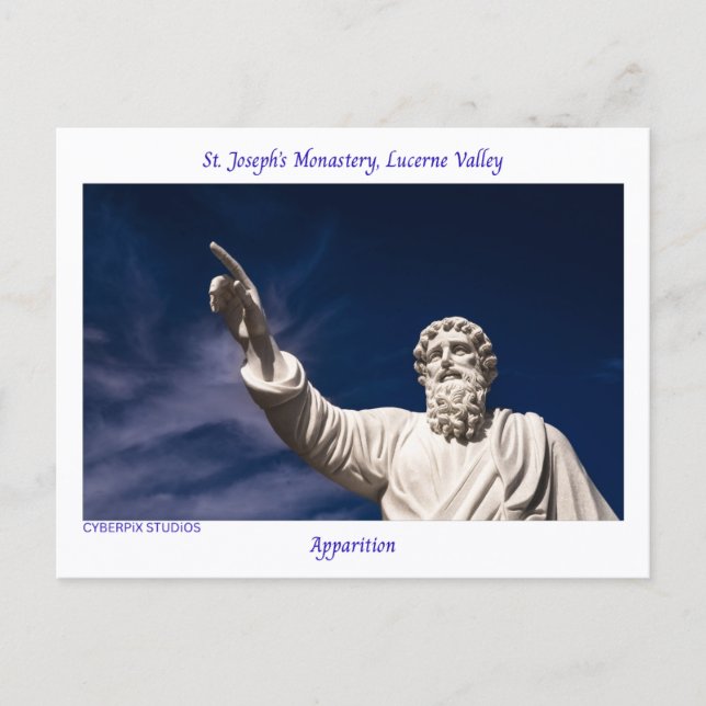 „Apparition“ Lucerne Valley Postkarte (Vorderseite)