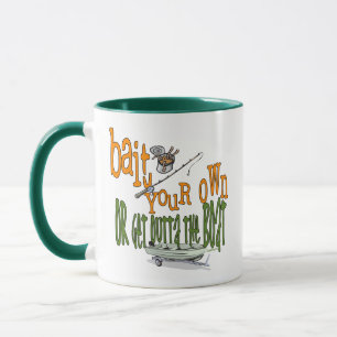 Appât de pêche de tasse d'humour drôle de pêche