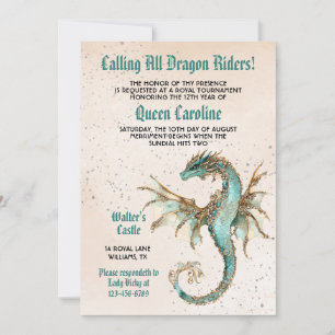 Appel à tous les pilotes Dragon Invitation d'anniv