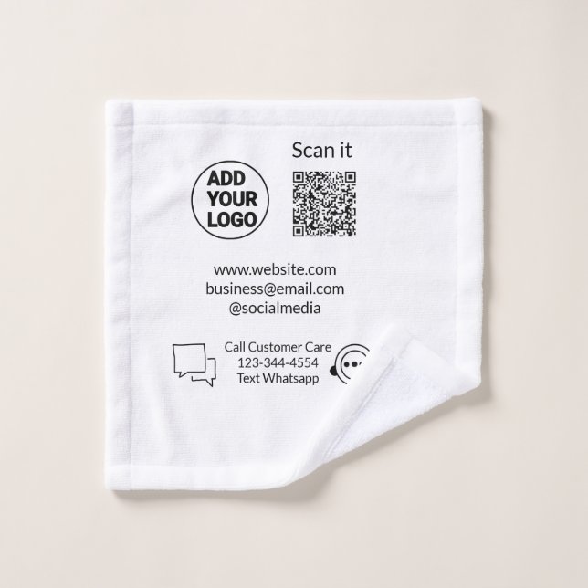 Appeler le texte du service client whatsapp Q R co (Gant de toilette)