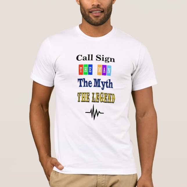 Appelez L'Homme, Le Mythe, Le T-shirt Légende (Devant)