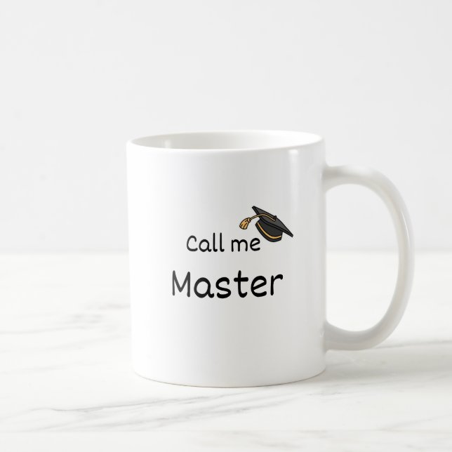 Appelez-moi Master - Mug personnalisée - Graduatio (Droite)