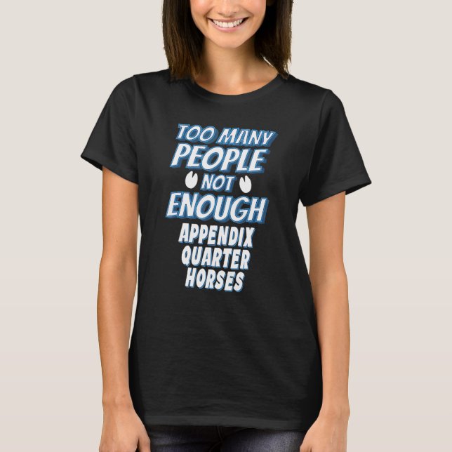 Appendix-Quarter-Horse-Reiter T-Shirt (Vorderseite)