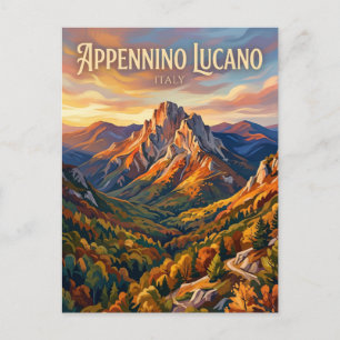 Appennino Lucano Val d'Agri Lagonegrese National P Postkarte