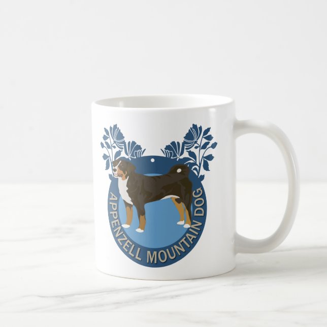 Appenzeller Berghund Kaffeetasse (Rechts)