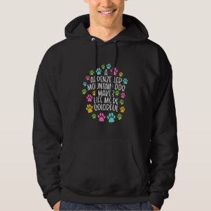 Appenzeller Hund macht das Leben farbenfrohe Hunde Hoodie