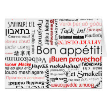Appetit de fève dans la typographie différente de
