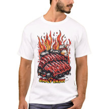 Appetizing Ribs auf einem Barbecue auf einem weiße