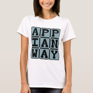 Appian Way, römische Straße T-Shirt