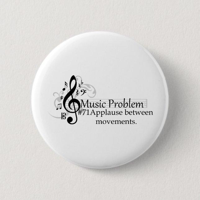 Applaus zwischen Bewegungen Button (Vorderseite)