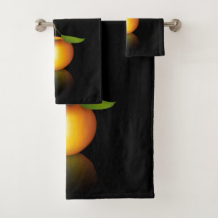 Apple 3-d badhandtuch set