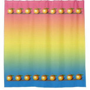Apple 3-d duschvorhang