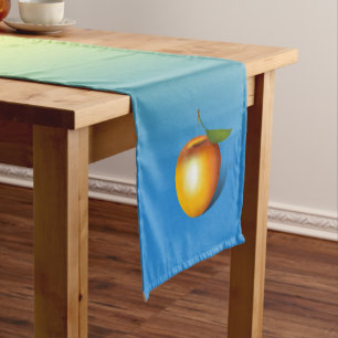 Apple 3-d kurzer tischläufer
