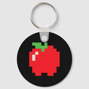 Apple 80er Videospiel Halloween Gruppenkostüm Schlüsselanhänger
