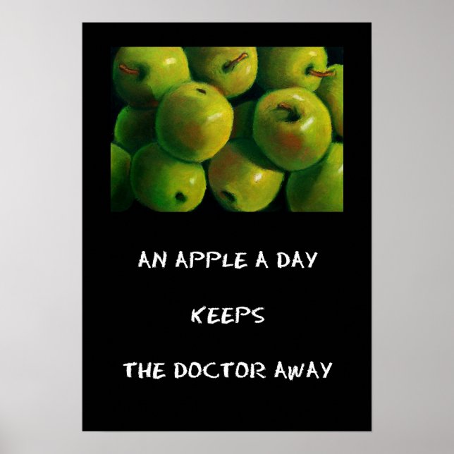 APPLE A DAY POSTER (ART. (Vorne)