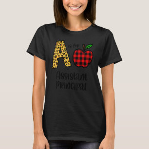 Apple A ist für den stellvertretenden Schulleiter T-Shirt