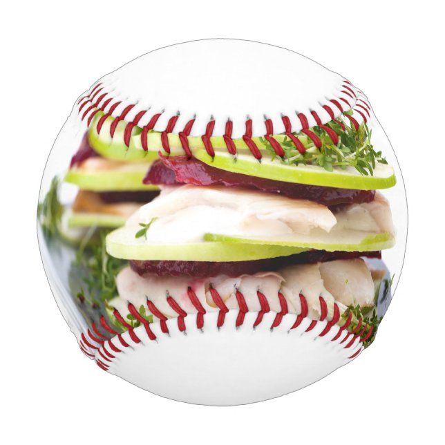 Apple and trout appetizer baseball (Vorderseite)