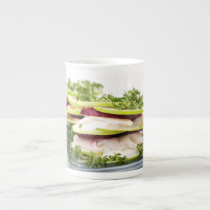 Apple and trout appetizer prozellantasse