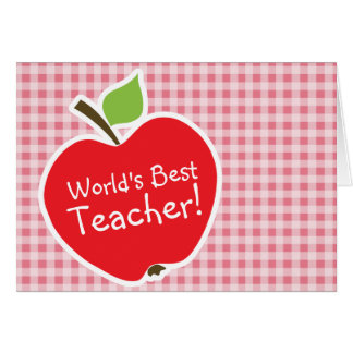 Apple auf Blush Pink Gingham