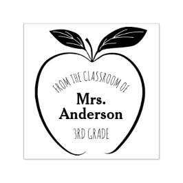 Apple aus dem Klassenzimmer von Personalisiert Permastempel