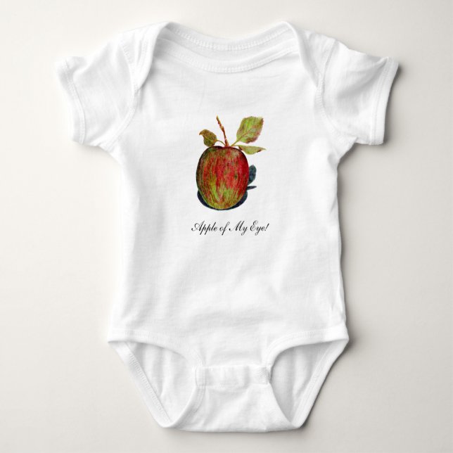 Apple Baby Bodysuit Baby Strampler (Vorderseite)