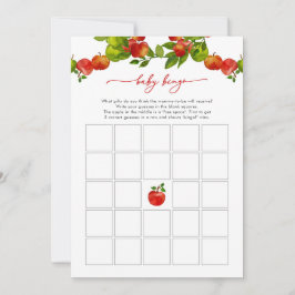 Apple Baby Shower Game Apple Baby Bingo Spiel