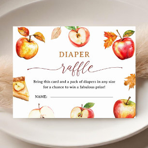 Apple Baby Shower Windschutzscheibe Umschließkarte Begleitkarte