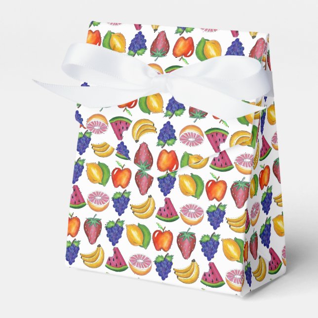 Apple Banana Lemon Limon Trauben Berry Fruchtsalat Geschenkschachtel (Vorderseite)