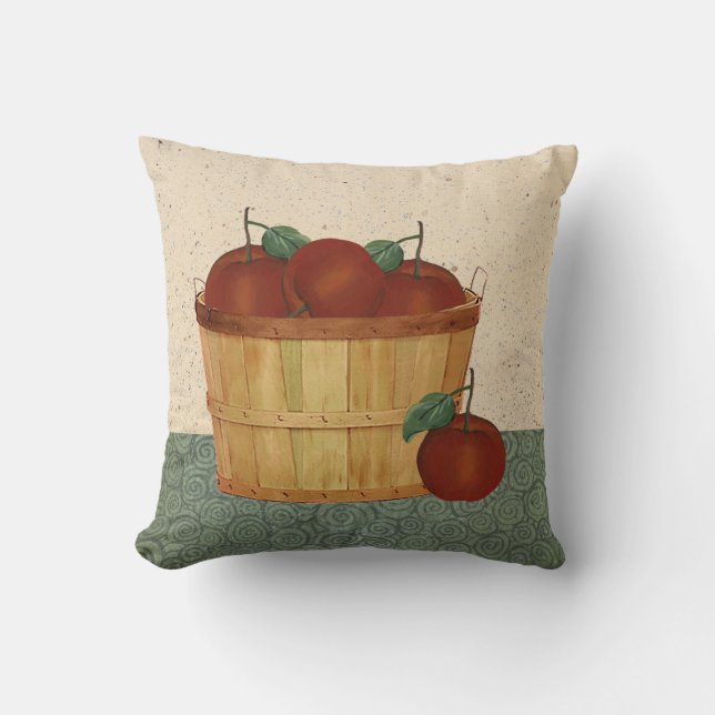 Apple Basket Pillow Kissen (Vorderseite)
