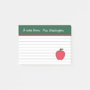 Apple-Beitrag des klassischen Lehrers - Anmerkunge Post-it Klebezettel