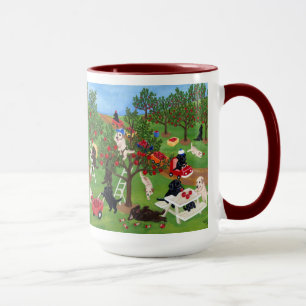 Apple bewirtschaften Labradors Tasse