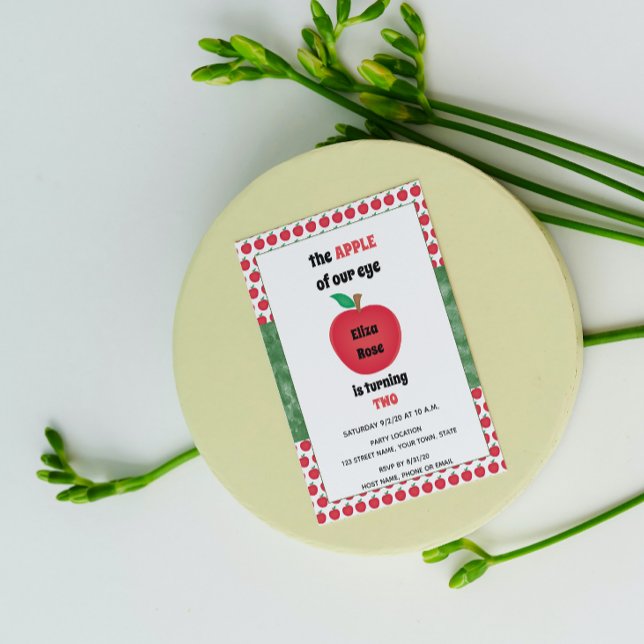 Apple Birthday Einladung (Von Creator hochgeladen)