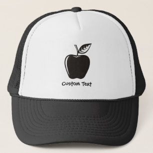 Apple Black Truckerkappe