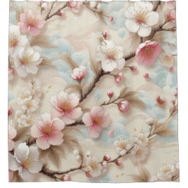 Apple Blossom Branchen Duschvorhang