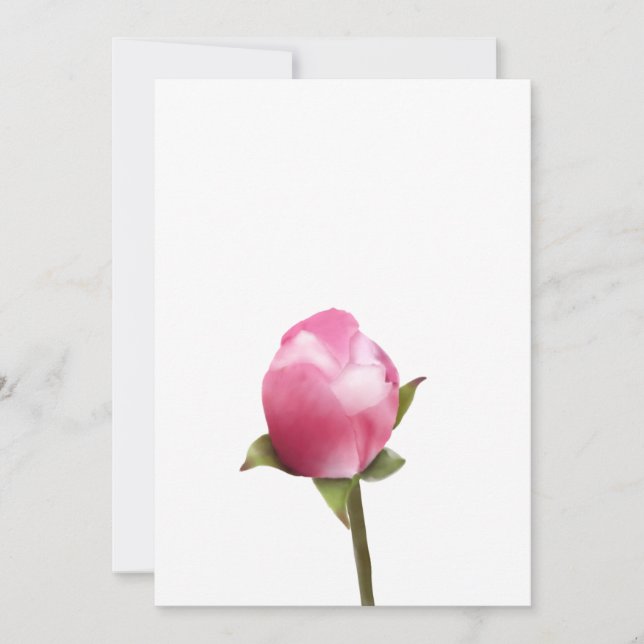 Apple Blossom Bud Feiertagskarte (Vorderseite)