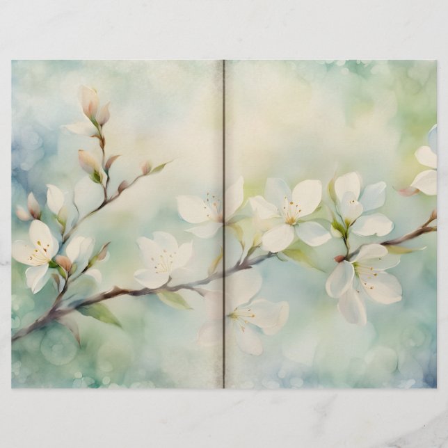 Apple Blossom Journal-Seite (Vorderseite)