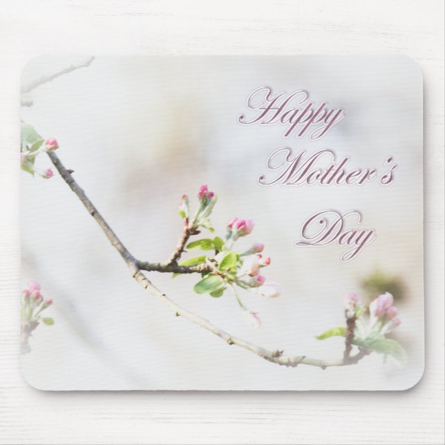 Apple Blossom Muttertag Mousepad (Vorne)