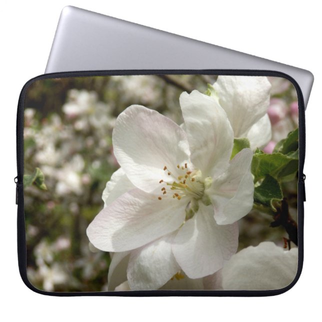 Apple Blossom Neopren Laptop-Sieb Laptopschutzhülle (Vorderseite)