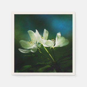 Apple Blossom - zwei Blume Serviette