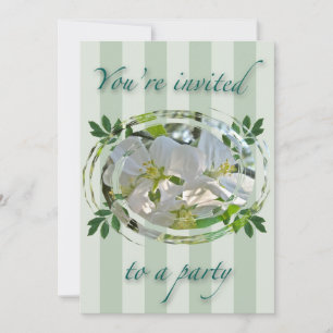 Apple Blüten Party Einladung