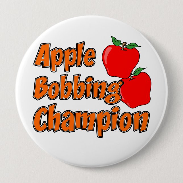 Apple Bobbing Champion Button (Vorderseite)