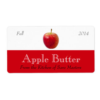 Apple Butter Sauce Canning Labels